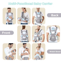 Ergonomic Baby Carrier with Waist Stool