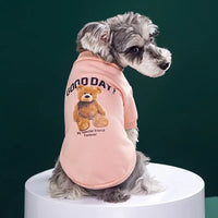 Cute Bear Pattern Jacket for Small & Medium Dogs and Cats