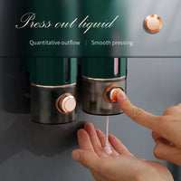 Press Dispenser for Hand Sanitizer, Shower Gel, & Shampoo