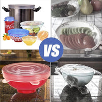 Reusable Bowl Covers for Kitchen & Microwave