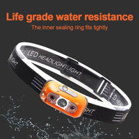 USB Rechargeable LED Sensor Headlamp