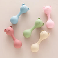 Silicone Baby Rattle & Teether Maracas