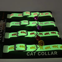 Glowing Silicone Anti-Loss Collar for Small Dogs & Cats