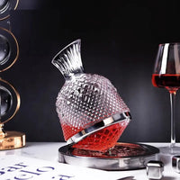 360° Rotating Wine Decanter Tumbler