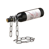 Magical Floating Chain Wine Rack