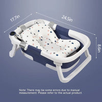 Folding Baby Bathtub with Real-Time Temperature Sensor