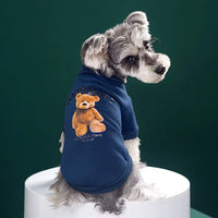 Cute Bear Pattern Jacket for Small & Medium Dogs and Cats