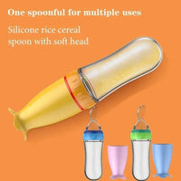 Silicone Baby Food Feeder with Dispensing Spoon