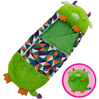 Plush Sleeping Bag & Pillow for Boys & Girls