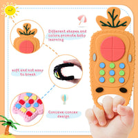 Remote Control Shape for Gum Pain Relief & Sensory Development