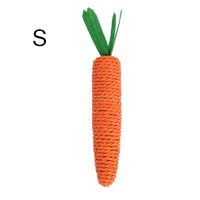 Carrot-Shaped Cat Chew Toy