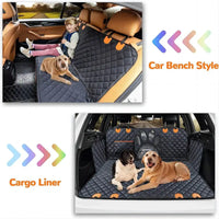 Waterproof Dog Car Seat Cover for Back Seat