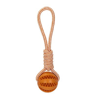 Interactive Dog Food Dispensing Ball with Rope