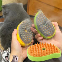 3-in-1 Electric Pet Grooming Comb with Massage & Spray