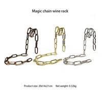 Magical Floating Chain Wine Rack