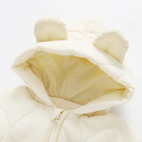 ﻿ Winter Baby Romper with Fur Lining