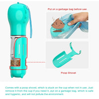 Multifunctional Portable Dog Water Bottle  BPA-Free