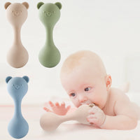 Silicone Baby Rattle & Teether Maracas