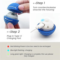 USB Rechargeable Bouncing Ball for Puppies & Cats