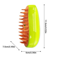 3-in-1 Electric Pet Grooming Comb with Massage & Spray