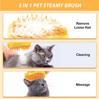 3-in-1 Electric Pet Grooming Comb with Massage & Spray